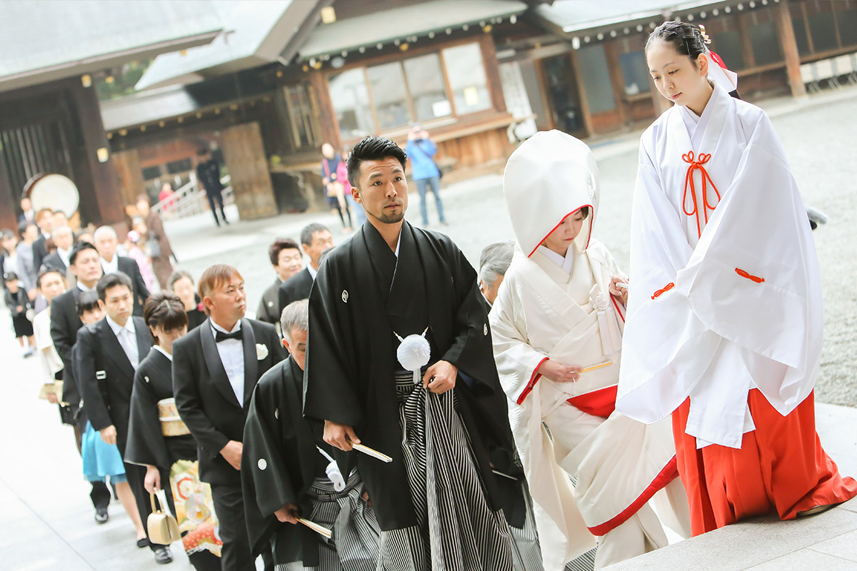 Matrimonio a Hokkaido Jingu - Il Tempio Giapponese