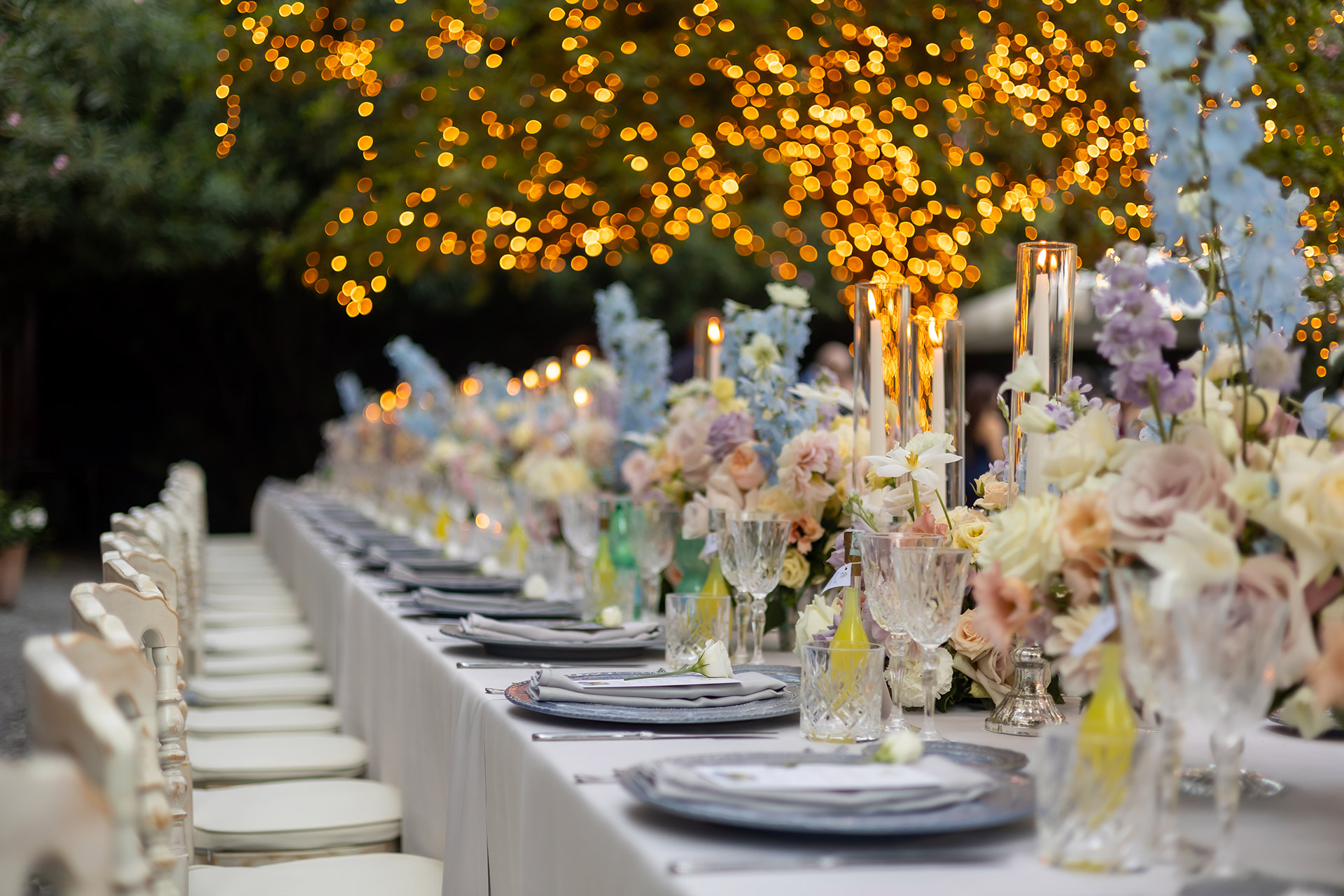 American wedding on Lake Como