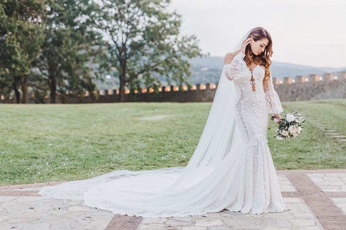 American wedding in castello Segalari Tuscany