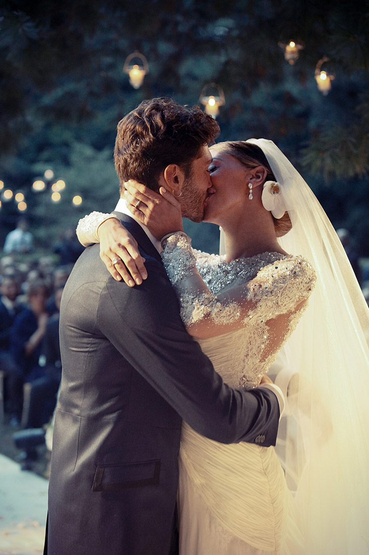 fotografia matrimonio stefano de martino e belen rodriguez bacio by Photo27