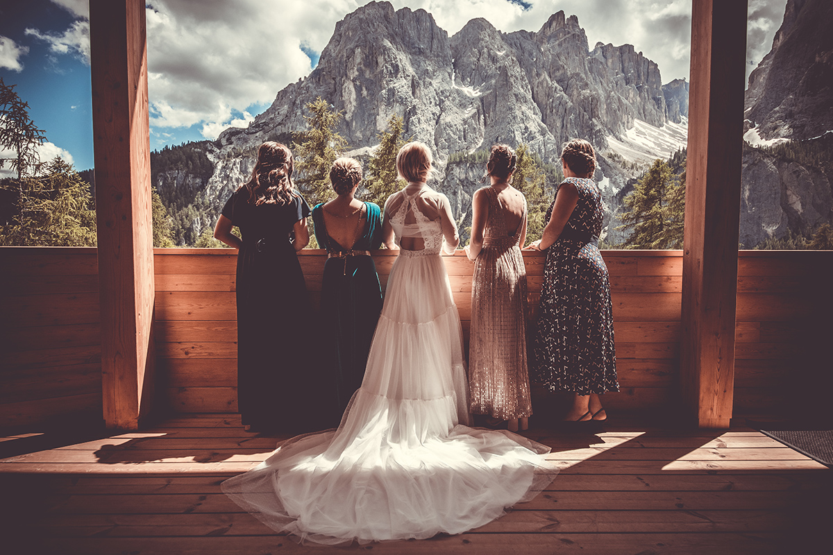 Matrimonio ad alta quota in Alta Badia sulle Dolomiti